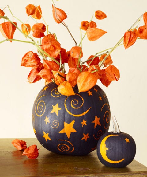 40+ Pumpkin Decorating Ideas for 2018 , Painted Pumpkin